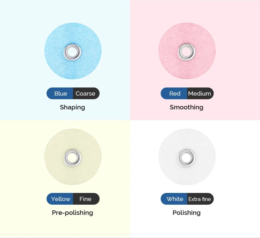 Teeth whitening veneers, polishing pads, resin polishing ceramic veneers, 80 pieces per box of dental polishing discs