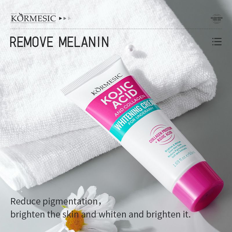 KORMESIC Collagen underarm care cream Soft underarm deodorant essence Moisturizing and refreshing portable care