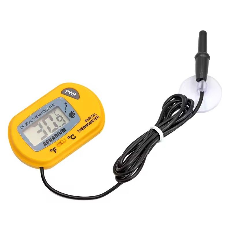 Aquarium LCD digital thermometer, water temperature gauge, aquarium temperature detector, fish alarm, pet supplies, water tools