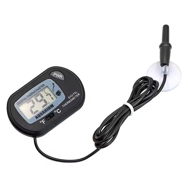 Aquarium LCD digital thermometer, water temperature gauge, aquarium temperature detector, fish alarm, pet supplies, water tools