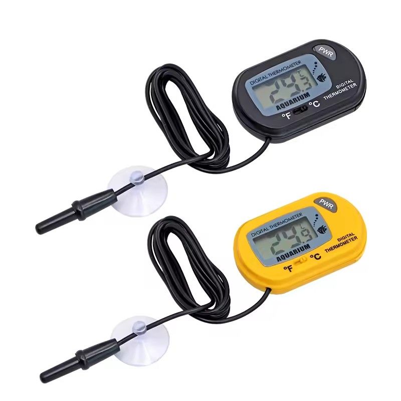 Aquarium LCD digital thermometer, water temperature gauge, aquarium temperature detector, fish alarm, pet supplies, water tools