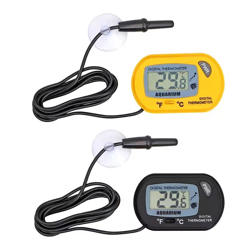 Aquarium LCD digital thermometer, water temperature gauge, aquarium temperature detector, fish alarm, pet supplies, water tools
