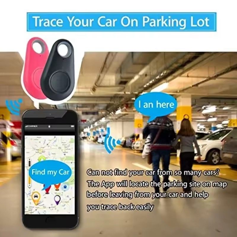 GPS Tracker Portable GPSBluetooth 5.0 Mobile Key Fashion Smart Pets Anti Lost Alarm Wireless Wallet Key Finder Locator Reminder