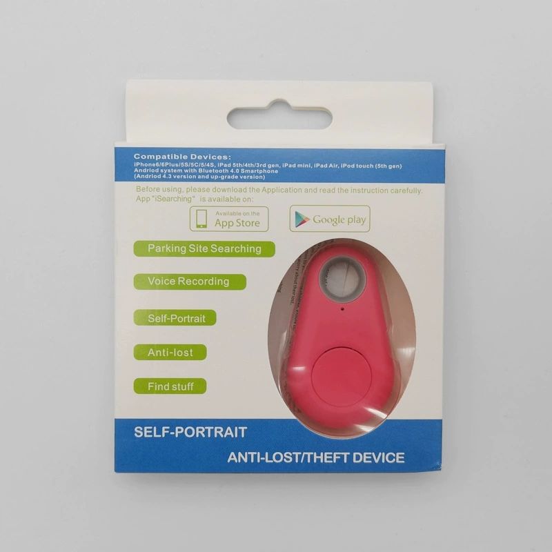 GPS Tracker Portable GPSBluetooth 5.0 Mobile Key Fashion Smart Pets Anti Lost Alarm Wireless Wallet Key Finder Locator Reminder