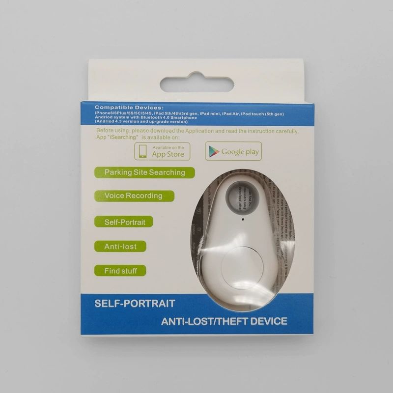 GPS Tracker Portable GPSBluetooth 5.0 Mobile Key Fashion Smart Pets Anti Lost Alarm Wireless Wallet Key Finder Locator Reminder