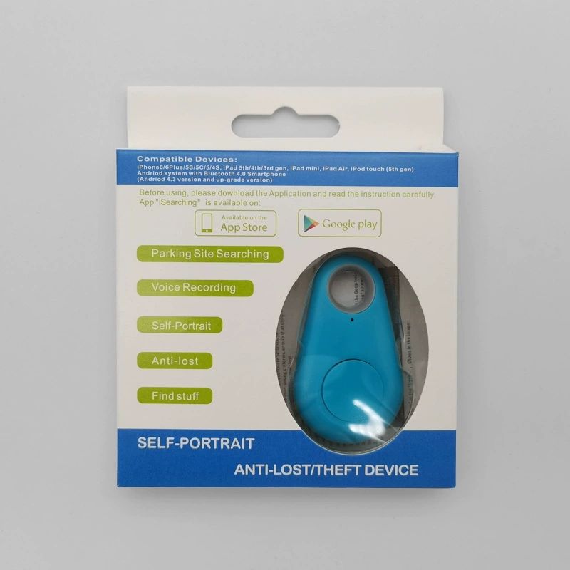 GPS Tracker Portable GPSBluetooth 5.0 Mobile Key Fashion Smart Pets Anti Lost Alarm Wireless Wallet Key Finder Locator Reminder