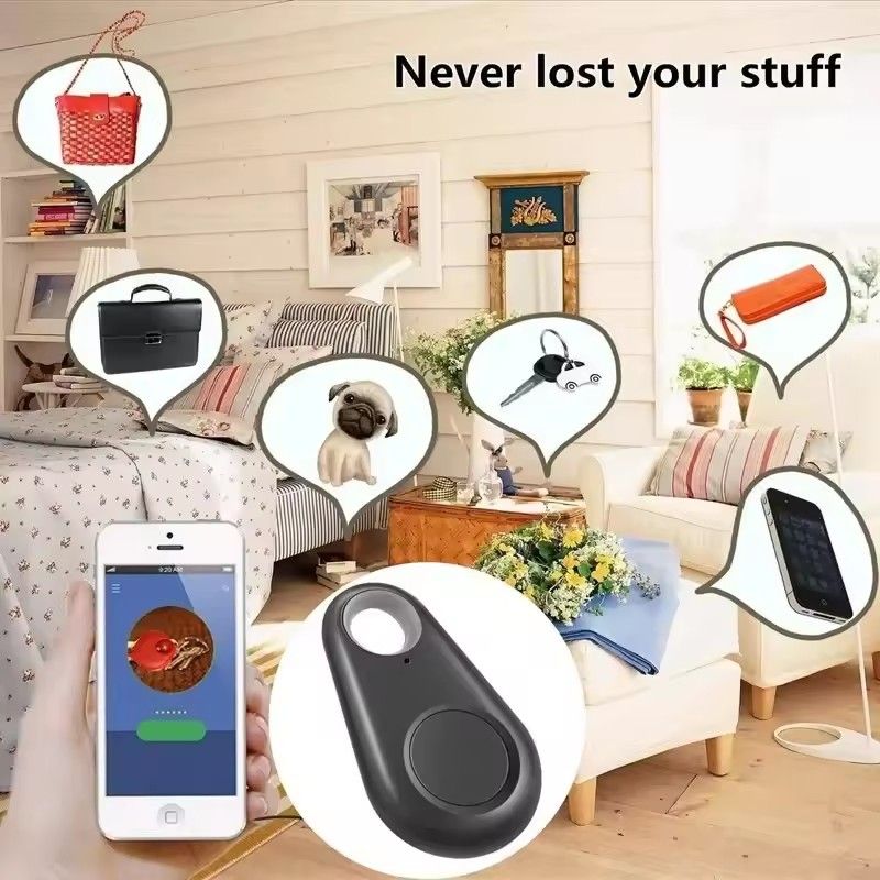 GPS Tracker Portable GPSBluetooth 5.0 Mobile Key Fashion Smart Pets Anti Lost Alarm Wireless Wallet Key Finder Locator Reminder