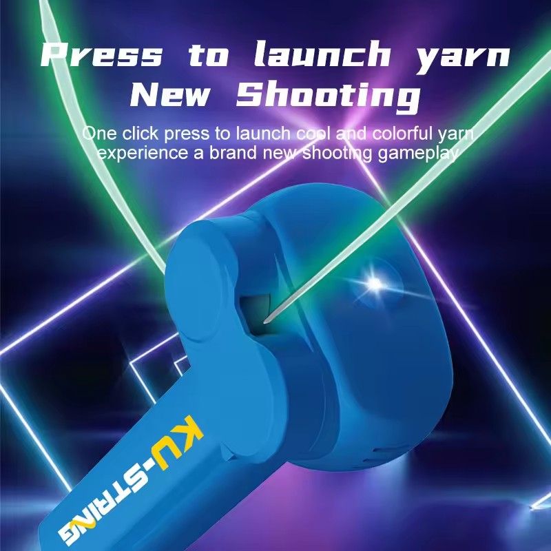 A portable luminous rope thrower that glows in the dark, a stress relieving toy for children, and a party gift