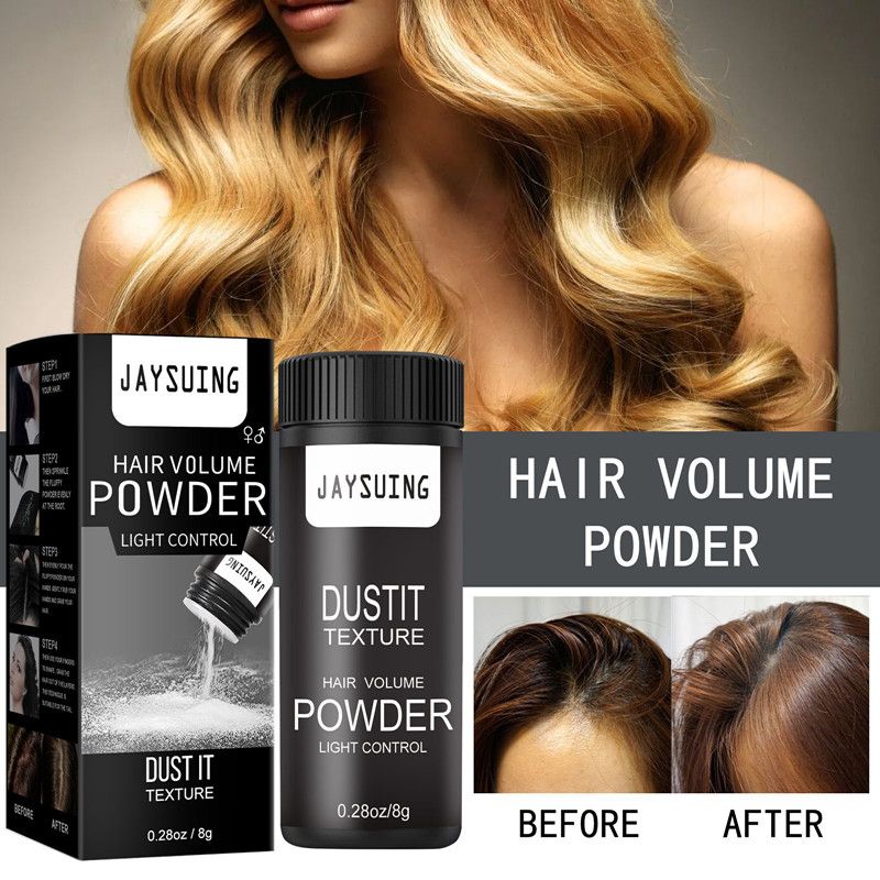 Jaysuing Hairstyle Fluffy Powder for Men and Women Hair Styling Fluffy Dry Puff Powder