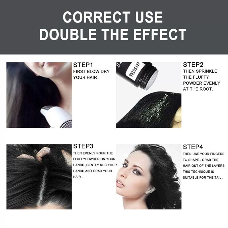 Jaysuing Hairstyle Fluffy Powder for Men and Women Hair Styling Fluffy Dry Puff Powder