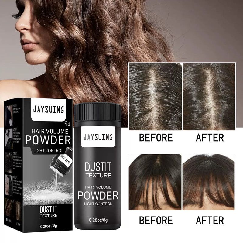 Jaysuing Hairstyle Fluffy Powder for Men and Women Hair Styling Fluffy Dry Puff Powder