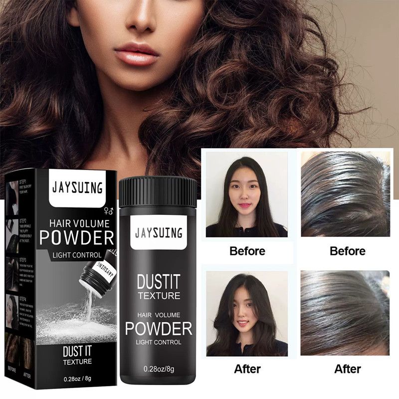 Jaysuing Hairstyle Fluffy Powder for Men and Women Hair Styling Fluffy Dry Puff Powder