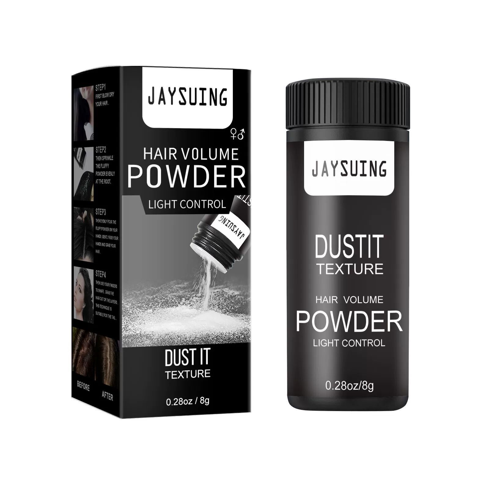 Jaysuing Hairstyle Fluffy Powder for Men and Women Hair Styling Fluffy Dry Puff Powder