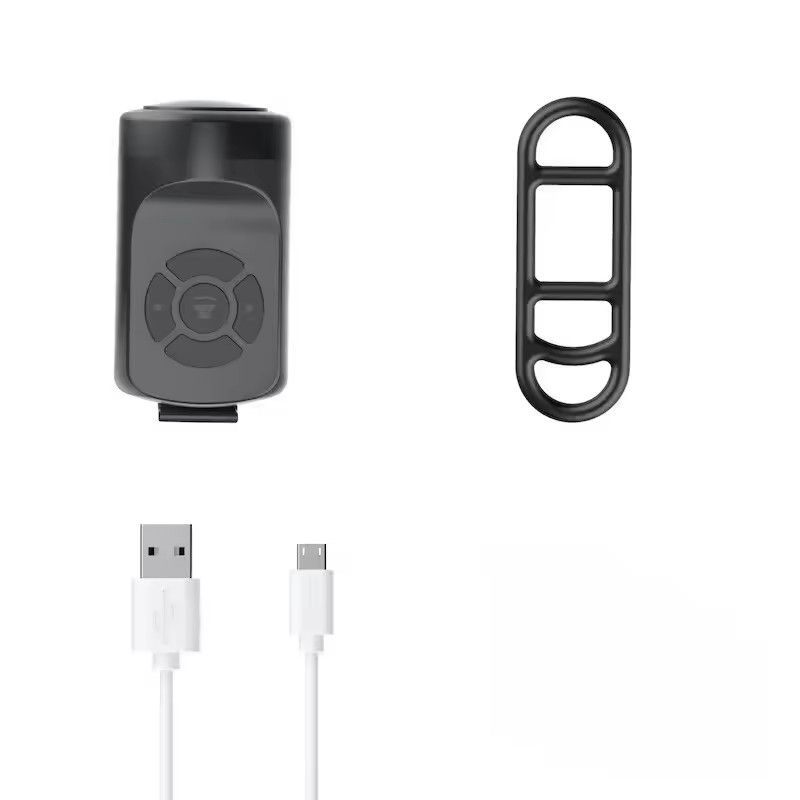 Bicycle buzzer, mountain bike USB charging horn warning, safety ring, waterproof buzzer, bicycle accessories