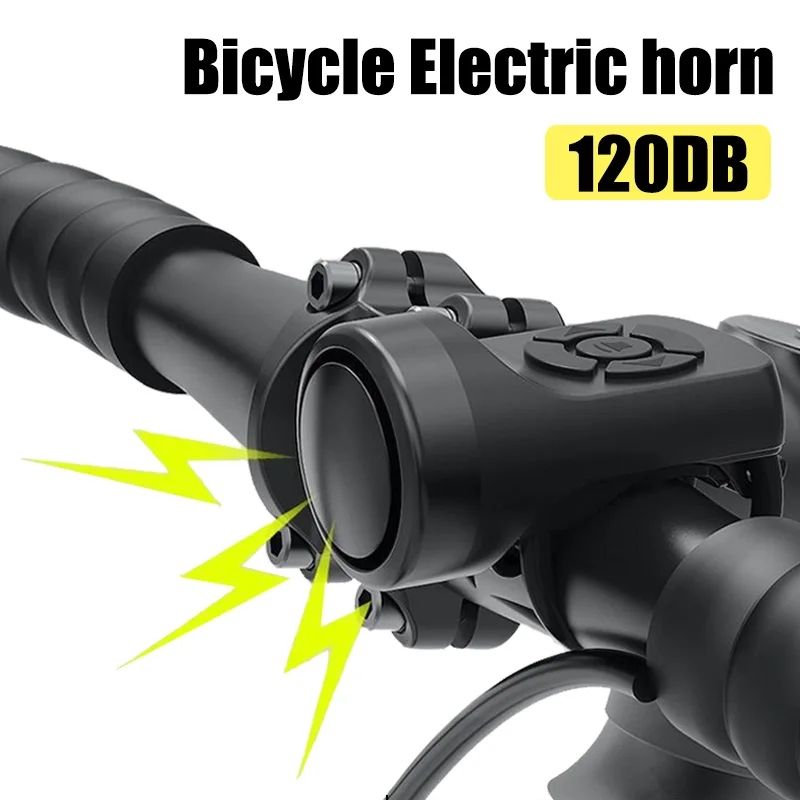 Bicycle buzzer, mountain bike USB charging horn warning, safety ring, waterproof buzzer, bicycle accessories
