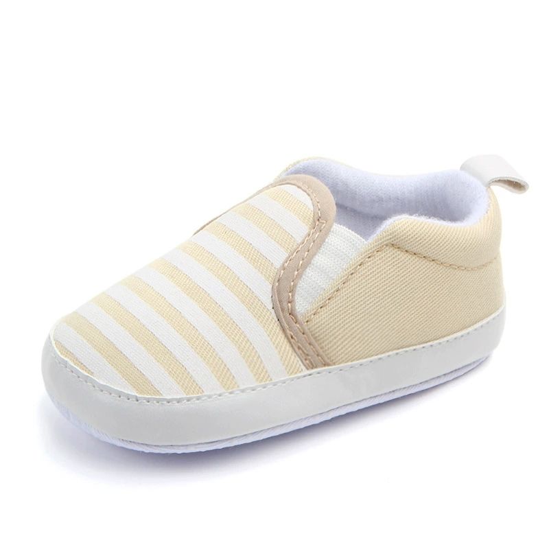 Leisure baby walking shoes in spring and autumn, made of soft cotton, high-quality and popular for newborns. New fashion in 2025