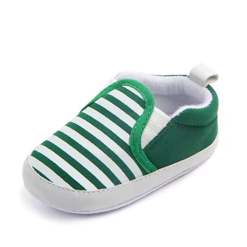 Leisure baby walking shoes in spring and autumn, made of soft cotton, high-quality and popular for newborns. New fashion in 2025