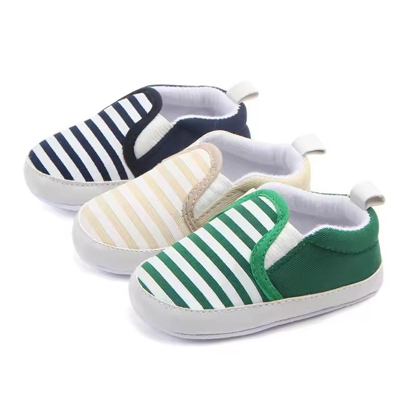 Leisure baby walking shoes in spring and autumn, made of soft cotton, high-quality and popular for newborns. New fashion in 2025
