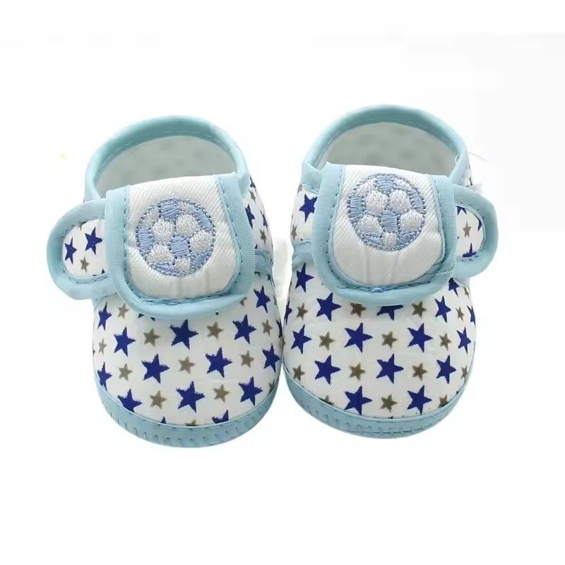 Male baby star soccer sole shoes, soft casual shoes, anti slip, wear-resistant, comfortable, newborn walking shoes