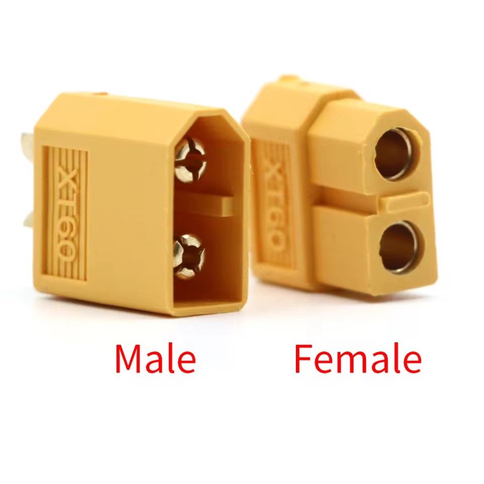 XT60 XT-60 connector plug for RC Lipo batteries, RC drones, aircraft, cars, ships