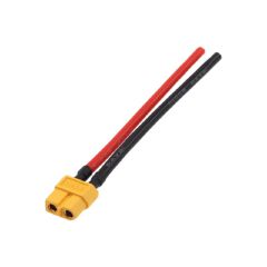 XT60 male and female connectors with 10CM 14AWG silicone cable suitable for Lipo Rc batteries, drones, cars, and ships