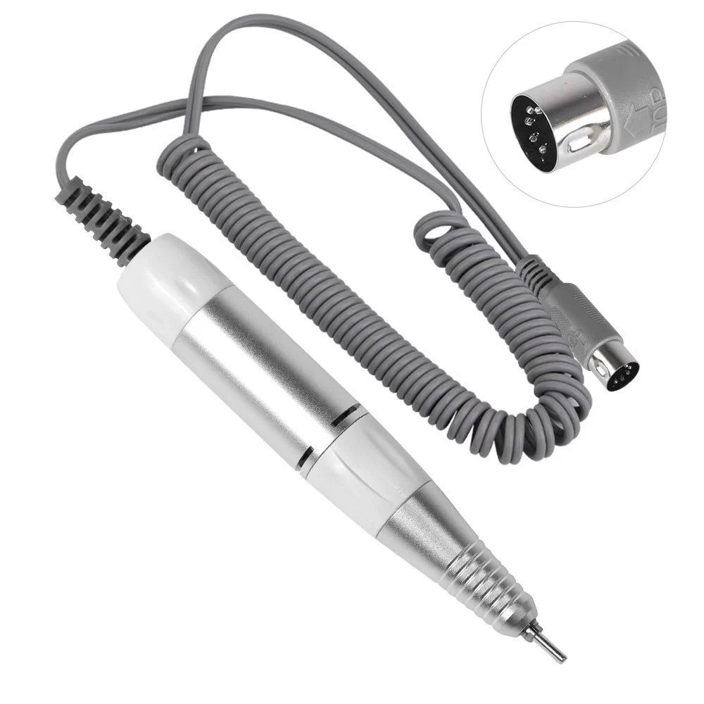 350000 RPM 5-pin plug electric nail drill handle machine for hand nail trimming, pen replacement, nail trimming tool