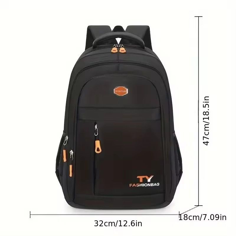 One Piece Men's Backpack, Large Capacity Waterproof Casual Backpack, Computer Adjustable Backpack
