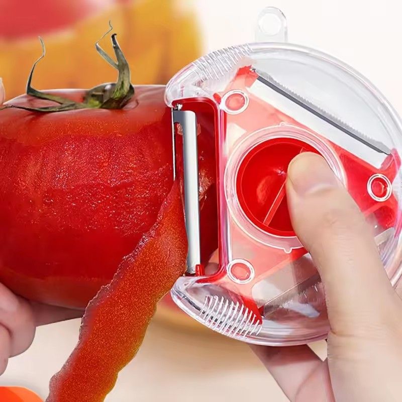 Household Three In One Multifunctional Peeler, Fruit Knife, Apple Peeler, Potato Peeler, Kitchen Knife