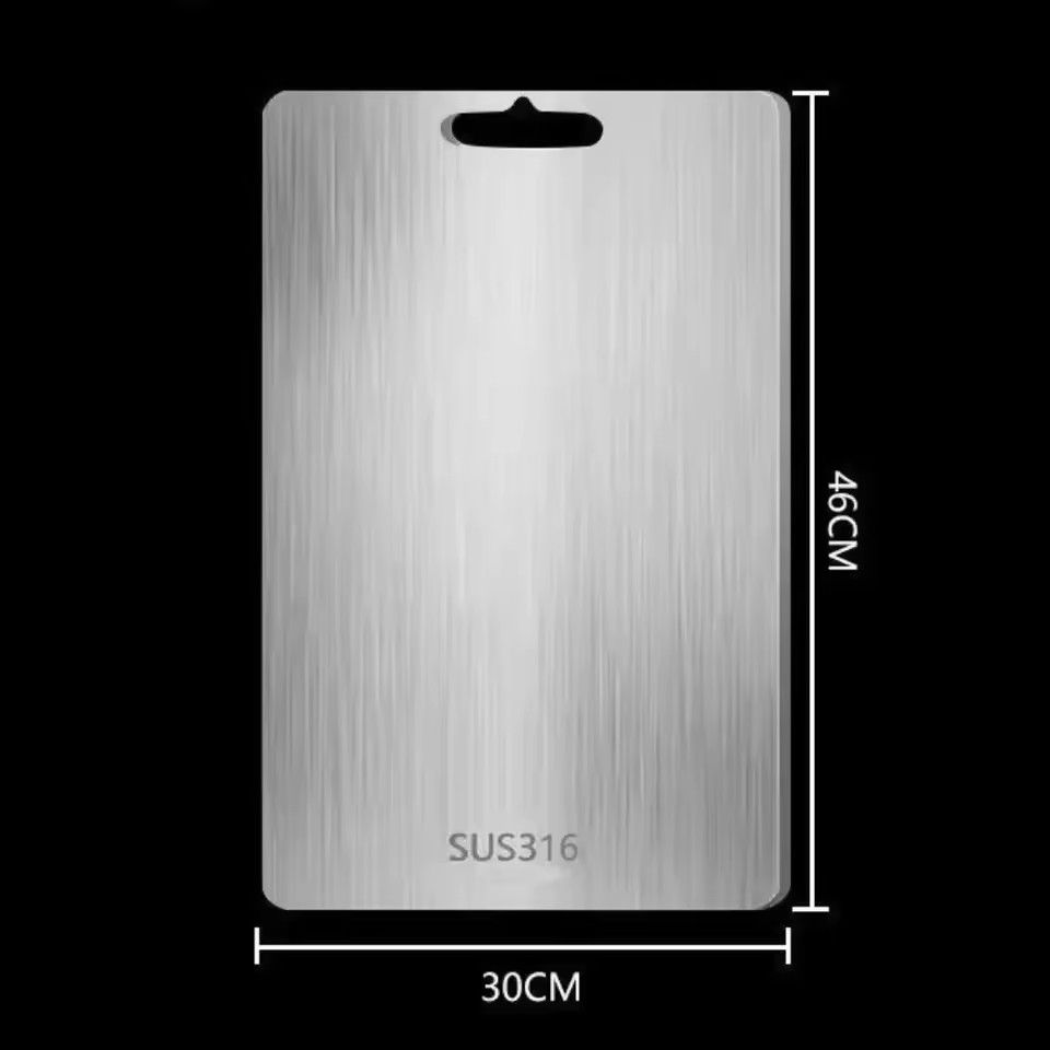 316 Stainless Steel Panel And Cutting Board, Kitchen, Home, Thick Double-Sided Cutting Board, Dough Kneading Block