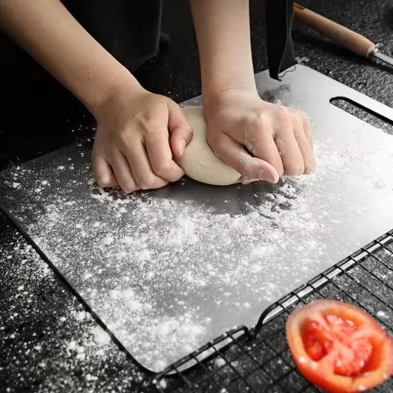 316 Stainless Steel Panel And Cutting Board, Kitchen, Home, Thick Double-Sided Cutting Board, Dough Kneading Block