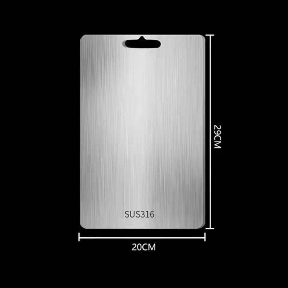 316 Stainless Steel Panel And Cutting Board, Kitchen, Home, Thick Double-Sided Cutting Board, Dough Kneading Block
