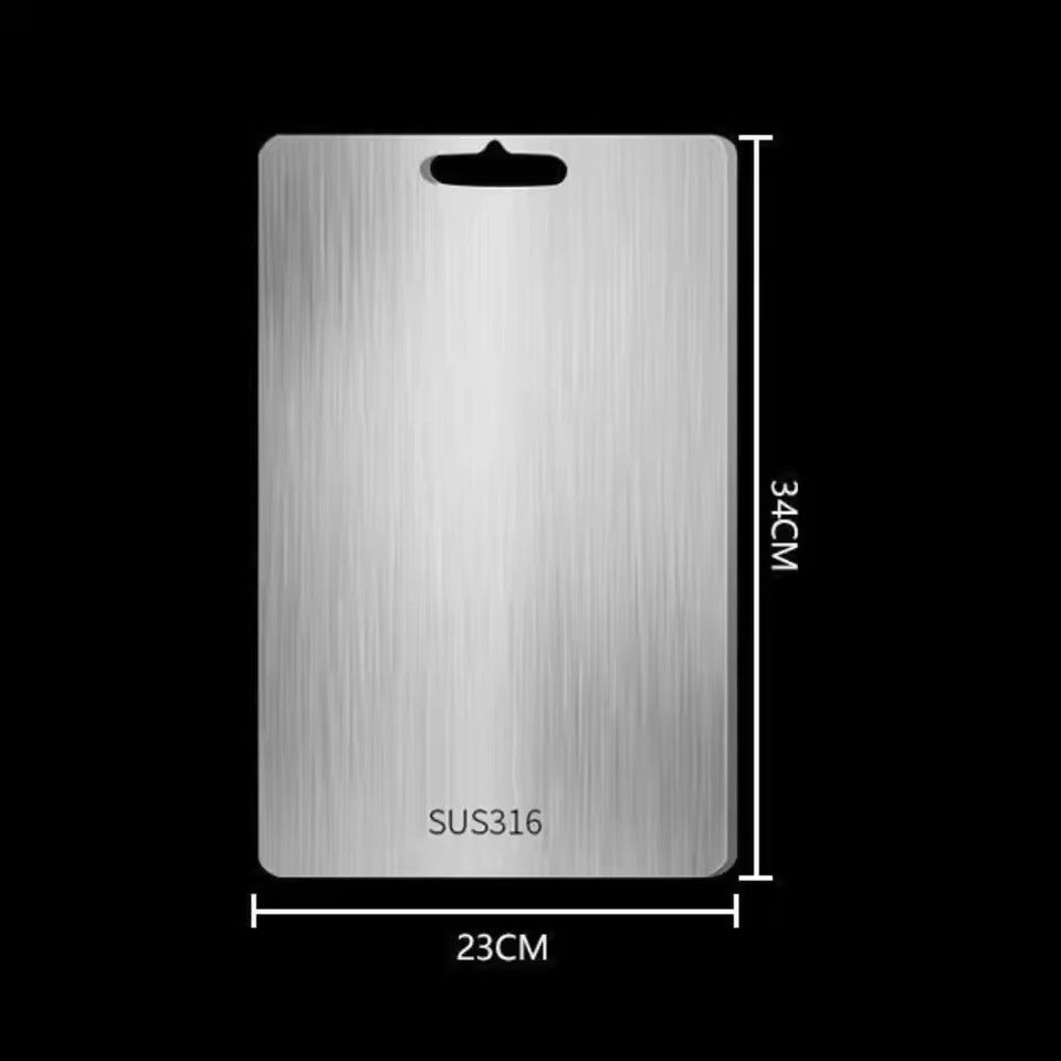 316 Stainless Steel Panel And Cutting Board, Kitchen, Home, Thick Double-Sided Cutting Board, Dough Kneading Block