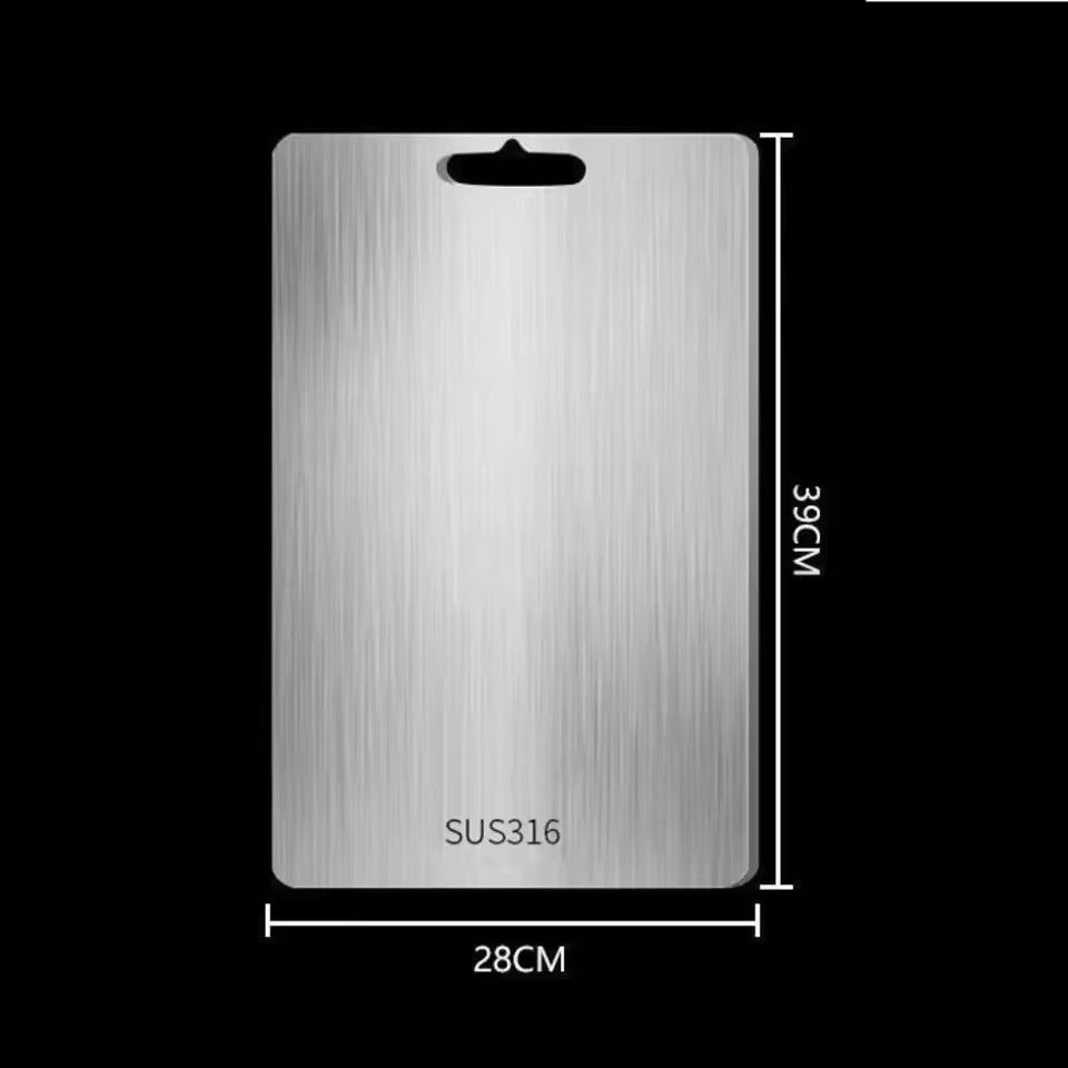 316 Stainless Steel Panel And Cutting Board, Kitchen, Home, Thick Double-Sided Cutting Board, Dough Kneading Block