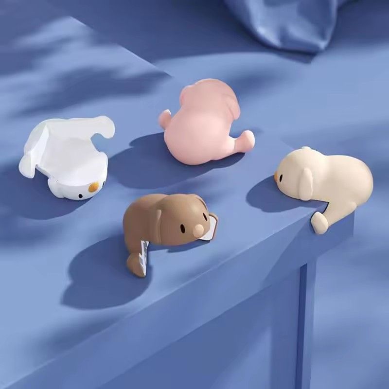 10pcs Children's Cartoon Safety Puppy Table Corner Protector Soft Silicone Collision Protection Edge Cover for Children