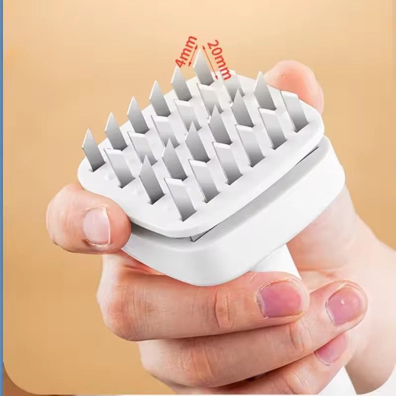 Stainless Steel Meat Softener, 24 Needles, Automatic Spring Hammer, Rib Fracture Perforating Machine, Kitchen Utensils