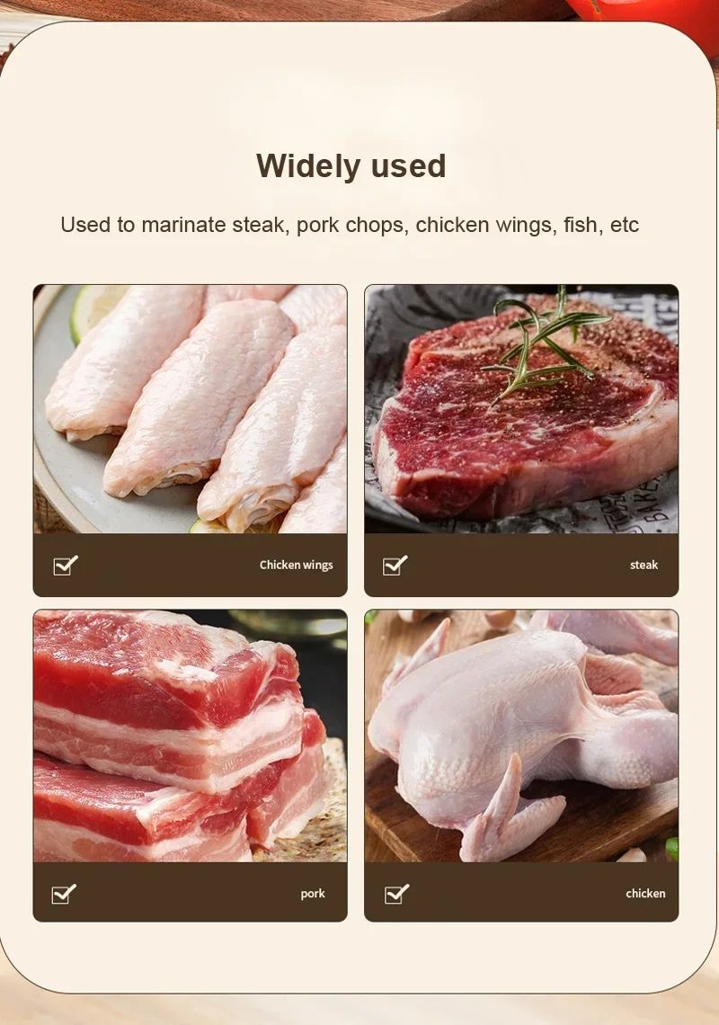 Stainless Steel Meat Softener, 24 Needles, Automatic Spring Hammer, Rib Fracture Perforating Machine, Kitchen Utensils