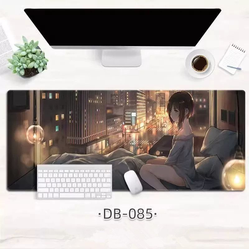 Large Mouse Mat For Games, Easy To Clean, Non-Slip, Rubber, For Computer Keyboard