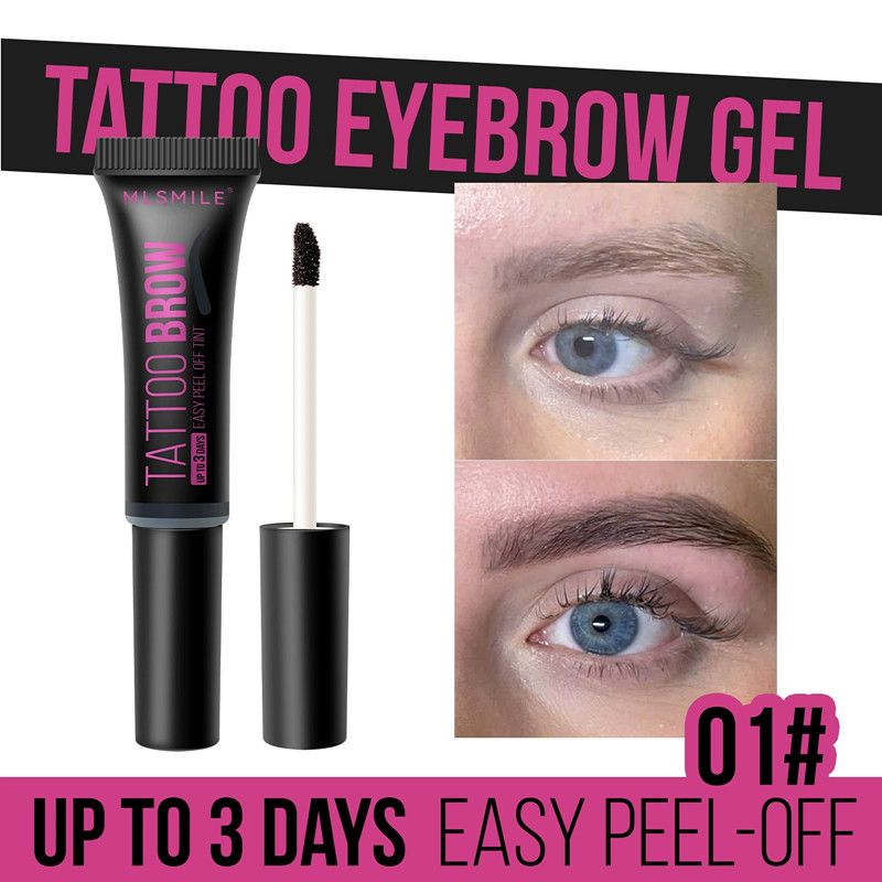 MLSMILE Tear Off Eyebrow Adhesive is Long-lasting, Non Smudging, Waterproof, Sweat Proof, And Dye Resistant B2-1027