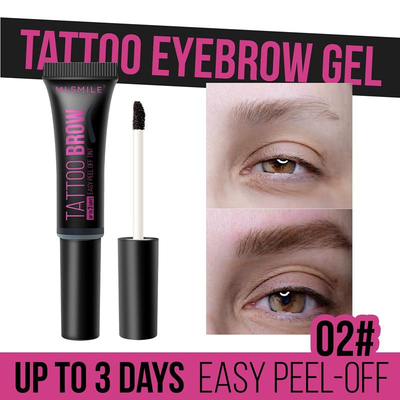 MLSMILE Tear Off Eyebrow Adhesive is Long-lasting, Non Smudging, Waterproof, Sweat Proof, And Dye Resistant B2-1027