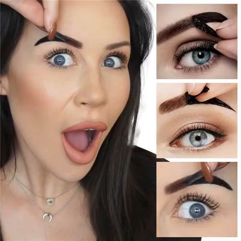 MLSMILE Tear Off Eyebrow Adhesive is Long-lasting, Non Smudging, Waterproof, Sweat Proof, And Dye Resistant B2-1027