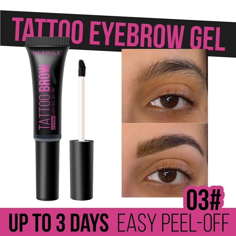 MLSMILE Tear Off Eyebrow Adhesive is Long-lasting, Non Smudging, Waterproof, Sweat Proof, And Dye Resistant B2-1027