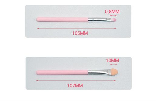 Set of Makeup Brushes for Women, 5pcs, Eyeshadow Powder, Eyelash Beauty, Cheek Color, Hot Cosmetic Tool