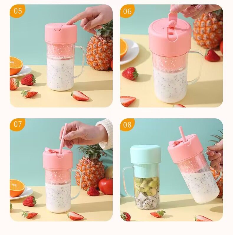 New Rechargeable Fruit Extruder, Portable Kitchen Appliances, Fruit Mixer, Electric Juice Cup, Versatile Fruit Mixer