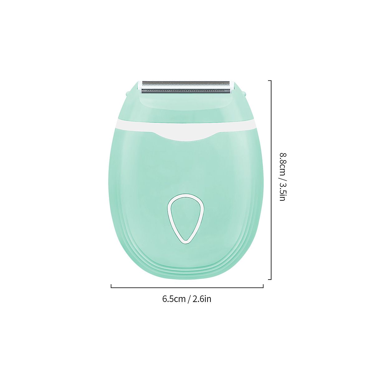 Electric Cordless Shaver for Women Wet and Dry Use with Detachable Head for Bikini Legs Underarm Painless Hair Removal Trimmer