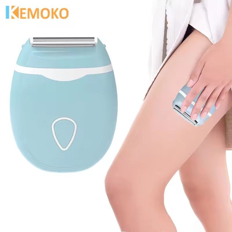 Electric Cordless Shaver for Women Wet and Dry Use with Detachable Head for Bikini Legs Underarm Painless Hair Removal Trimmer