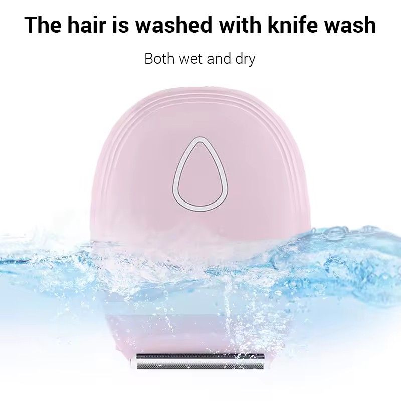Electric Cordless Shaver for Women Wet and Dry Use with Detachable Head for Bikini Legs Underarm Painless Hair Removal Trimmer