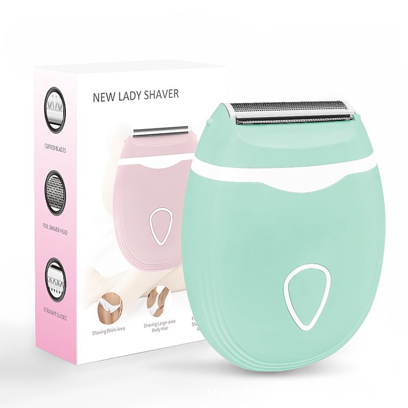 Electric Cordless Shaver for Women Wet and Dry Use with Detachable Head for Bikini Legs Underarm Painless Hair Removal Trimmer