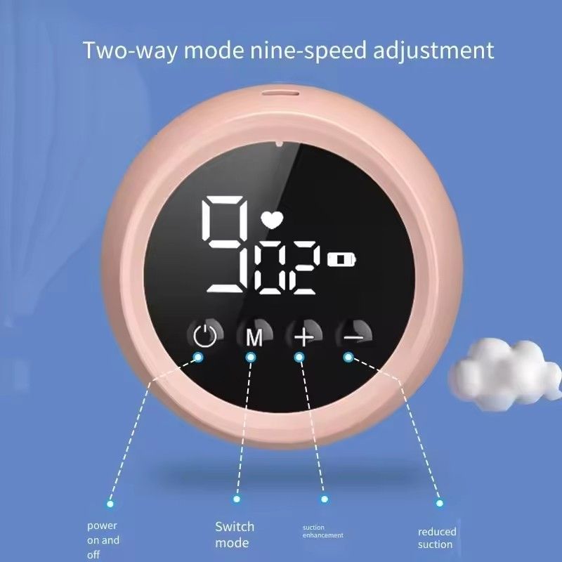 Double Sided Electric Breast Pump, Powerful Breast Pump, USB Electric Baby Bottle, Hot and Cold Pad Breast Pump