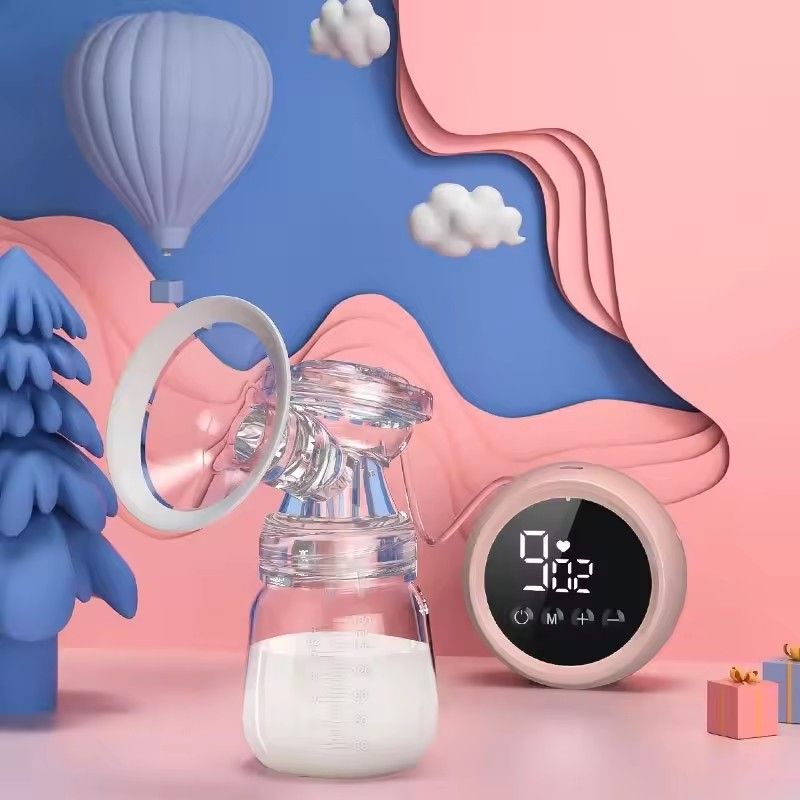 Double Sided Electric Breast Pump, Powerful Breast Pump, USB Electric Baby Bottle, Hot and Cold Pad Breast Pump