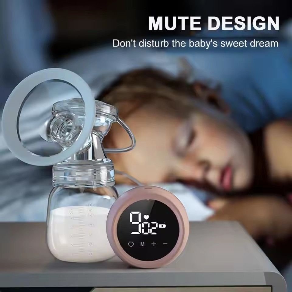 Double Sided Electric Breast Pump, Powerful Breast Pump, USB Electric Baby Bottle, Hot and Cold Pad Breast Pump